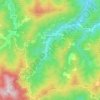 Mappa topografica Bormida, altitudine, rilievo