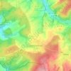 Mappa topografica Immichenhain, altitudine, rilievo