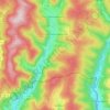 Mappa topografica Unter-Schönmattenwag, altitudine, rilievo