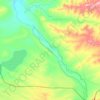 Mappa topografica Сарыг-Булунский сумон, altitudine, rilievo