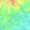Mappa topografica South Cerney, altitudine, rilievo