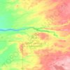 Mappa topografica Eastmain (Village), altitudine, rilievo
