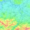 Mappa topografica Zeekanaal Brussel-Schelde, altitudine, rilievo