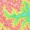 Mappa topografica Acceglio, altitudine, rilievo