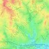 Mappa topografica Kings Park West, altitudine, rilievo