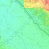 Mappa topografica Letschin, altitudine, rilievo