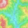 Mappa topografica San Giovanni Bianco, altitudine, rilievo