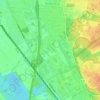 Mappa topografica Lind, altitudine, rilievo