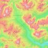Mappa topografica Boite, altitudine, rilievo