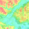 Mappa topografica Ярцевское городское поселение, altitudine, rilievo