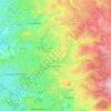 Mappa topografica Laguiole, altitudine, rilievo