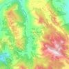 Mappa topografica Campodimele, altitudine, rilievo