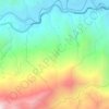 Mappa topografica La Palma, altitudine, rilievo