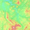 Mappa topografica Куяганский сельсовет, altitudine, rilievo