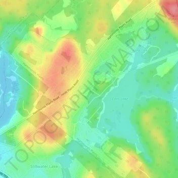 Mappa topografica Yankeetown, altitudine, rilievo
