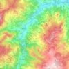 Mappa topografica Coli, altitudine, rilievo