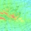 Mappa topografica 紫蓬山旅游开发区, altitudine, rilievo