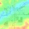 Mappa topografica Hesperia, altitudine, rilievo