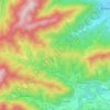 Mappa topografica Rittana, altitudine, rilievo