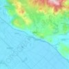 Mappa topografica Sezze, altitudine, rilievo