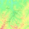 Mappa topografica Ariquemes, altitudine, rilievo