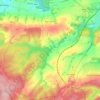 Mappa topografica Wancennes, altitudine, rilievo
