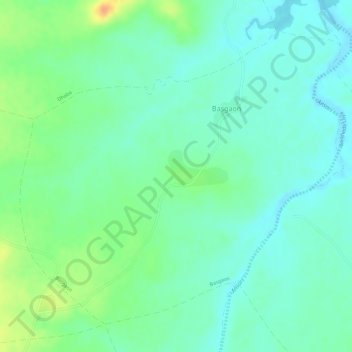 Mappa topografica Basgaon, altitudine, rilievo