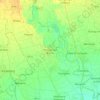 Mappa topografica Piazzola sul Brenta, altitudine, rilievo