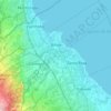 Mappa topografica Biñan, altitudine, rilievo
