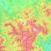 Mappa topografica Bosio, altitudine, rilievo