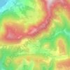 Mappa topografica Polaveno, altitudine, rilievo