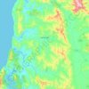 Mappa topografica Paredones, altitudine, rilievo