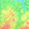Mappa topografica Weixdorf, altitudine, rilievo