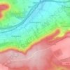 Mappa topografica Niedergebra, altitudine, rilievo