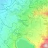 Mappa topografica Grottaferrata, altitudine, rilievo