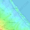 Mappa topografica Cesenatico, altitudine, rilievo