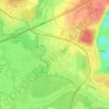 Mappa topografica Döllnitz, altitudine, rilievo