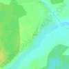 Mappa topografica Заборье, altitudine, rilievo
