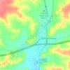 Mappa topografica Ozona, altitudine, rilievo