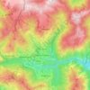 Mappa topografica Taleggio, altitudine, rilievo