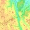 Mappa topografica Klein Henstedt, altitudine, rilievo