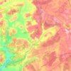 Mappa topografica Sigüenza, altitudine, rilievo