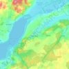 Mappa topografica Basedow, altitudine, rilievo