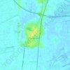 Mappa topografica Hemmingstedt, altitudine, rilievo