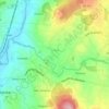 Mappa topografica Irivo, altitudine, rilievo