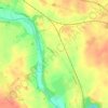Mappa topografica Maddockstown, altitudine, rilievo