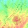 Mappa topografica Bierwart, altitudine, rilievo