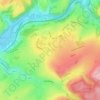 Mappa topografica Stembert, altitudine, rilievo