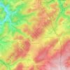Mappa topografica Grandmenil, altitudine, rilievo