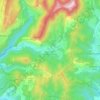 Mappa topografica Eygluy-Escoulin, altitudine, rilievo